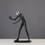 Sports Sculpture Handcrafted Resin Minimalist Design