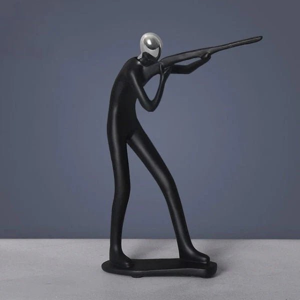 Sports Sculpture Handcrafted Resin Minimalist Design