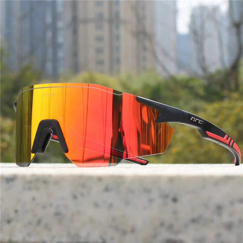 Sports Sunglasses Polarized Lenses Lightweight Flexible Frame