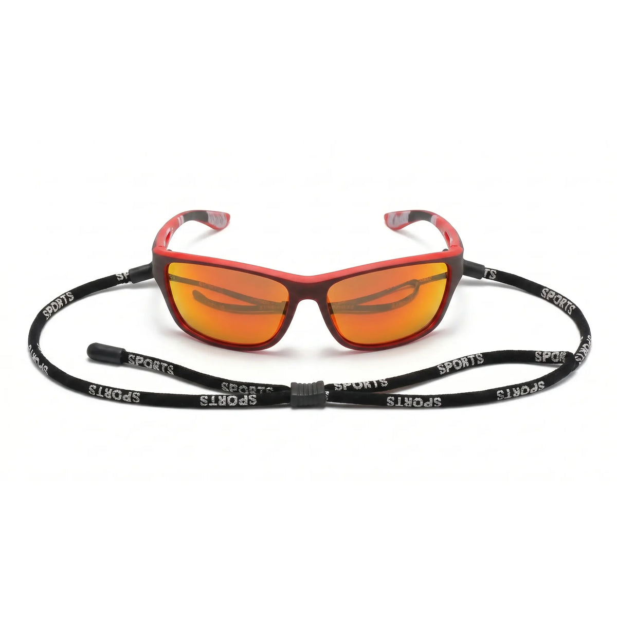 Sports Sunglasses Polarized UV Protection Wrap-Around Neck Cord