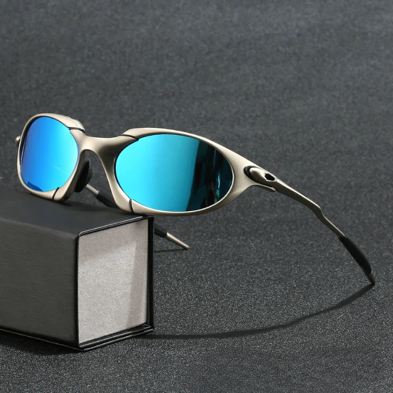 Sports Sunglasses Polarized UV400 Lightweight Metal Frame