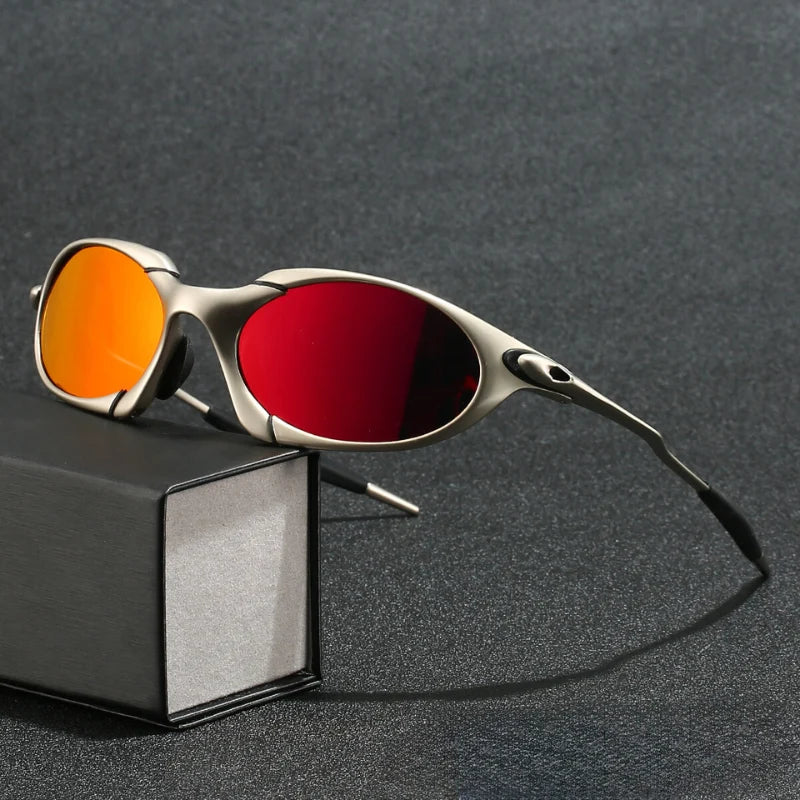 Sports Sunglasses Polarized UV400 Lightweight Metal Frame