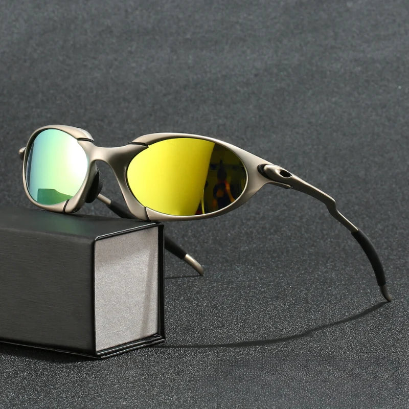 Sports Sunglasses Polarized UV400 Lightweight Metal Frame