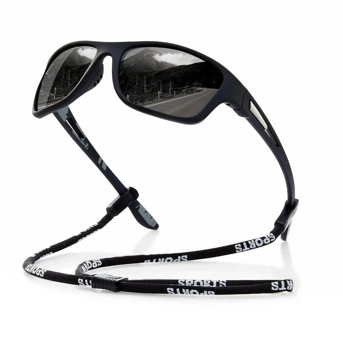 Sports Sunglasses Polarized UV400 Lightweight Wrap-Around