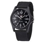 Sports Watch Stainless Steel Case Silicone Strap 50m Water-Resistant