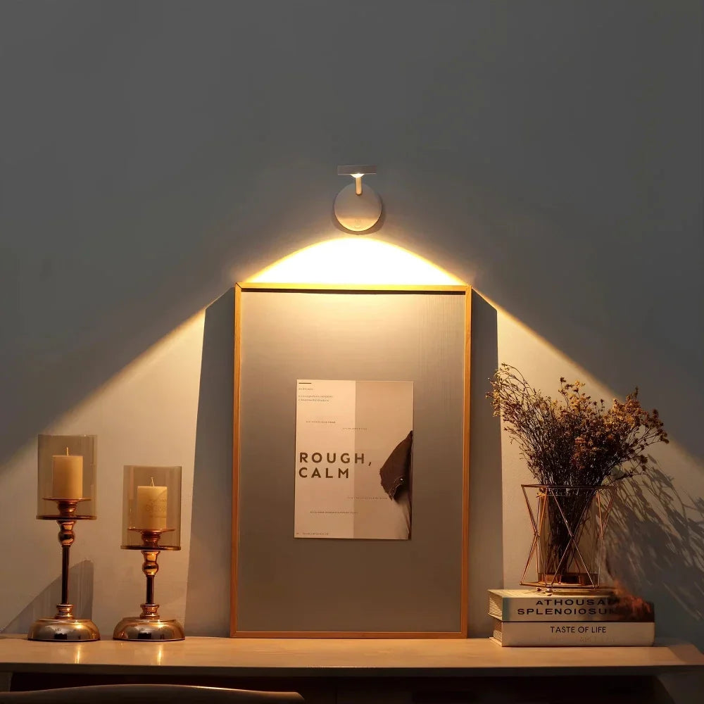 Spotlight Motion-Activated 360° Rotation Dimmable & USB-C Rechargeable