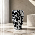 Spotted Clear Glass Flower Vase (9 x 24.5 cm)