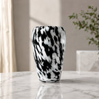 Spotted Clear Glass Flower Vase (9 x 24.5 cm)
