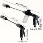 Spray Gun High-Pressure Ergonomic Handle Fits 3/4 Inch Hose