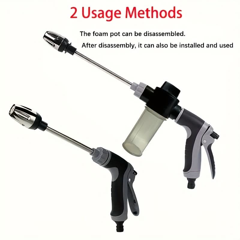 Spray Gun High-Pressure Ergonomic Handle Fits 3/4 Inch Hose