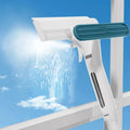 Spray Mop Built-In Spray Trigger Silicone Scraper Retractable Handle