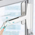Spray Mop Built-In Spray Trigger Silicone Scraper Retractable Handle