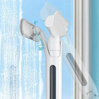 Spray Mop Built-In Spray Trigger Silicone Scraper Retractable Handle