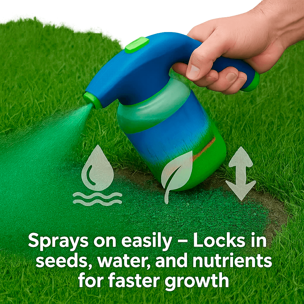 Spray-On Grass Seed Hose Attachment 100 Sq Ft Coverage