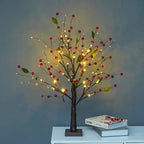 Spring Tree Warm White LED Battery-Powered Flexible Branches
