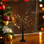 Spring Tree Warm White LED Battery-Powered Flexible Branches