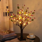 Spring Tree Warm White LED Battery-Powered Flexible Branches