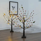 Spring Tree Warm White LED Battery-Powered Flexible Branches