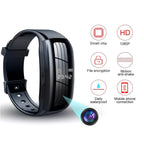 Spy Camera Watch 1080P HD Voice-Activated Password Protected Storage
