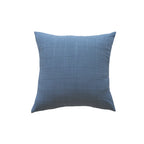 Square Accent Pillow Grid Texture Polyester-Cotton Removable Cover