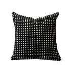 Square Cushion Cover Hand-Tufted Floral Chenille Hidden Zip