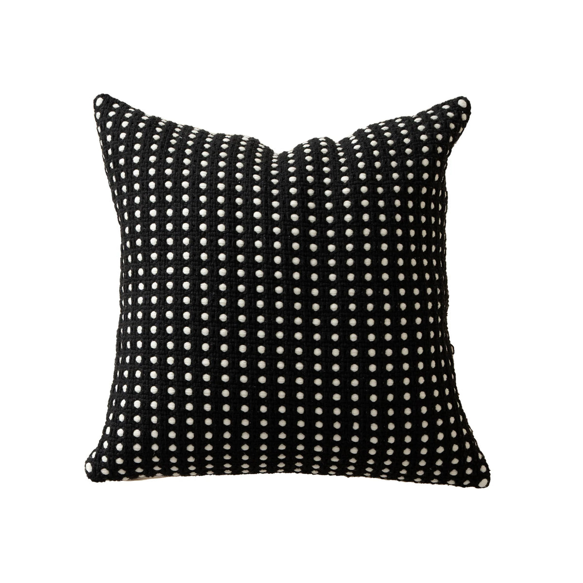 Square Cushion Cover Hand-Tufted Floral Chenille Hidden Zip