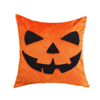 Square Cushion Cover Hand-Tufted Motif Microvelour Concealed Zipper