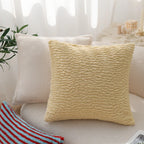 Square Cushion Cover Micro Plush & Concealed Zip 18x18in