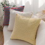 Square Cushion Cover Micro Plush & Concealed Zip 18x18in