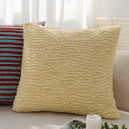 Square Cushion Cover Micro Plush & Concealed Zip 18x18in