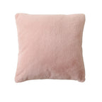 Square Cushion Cover Plush Microfiber Hidden Zipper Machine Washable