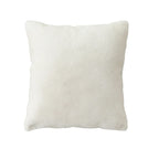 Square Cushion Cover Plush Microfiber Hidden Zipper Machine Washable