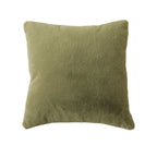 Square Cushion Cover Plush Microfiber Hidden Zipper Machine Washable