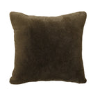 Square Cushion Cover Plush Microfiber Hidden Zipper Machine Washable