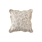 Square Decorative Pillow Floral Print Removable Cover Hypoallergenic Fill