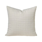 Square Decorative Pillow Woven Triangle Chenille Removable Cover