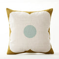 Square Pillow Cover Retro Scandi Dot Cotton-Linen Concealed Zipper