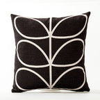 Square Pillow Cover Retro Scandi Dot Cotton-Linen Concealed Zipper