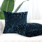 Square Throw Pillow Cover Low-Pile Velvet Hidden Zipper