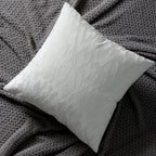 Square Throw Pillow Cover Low-Pile Velvet Hidden Zipper