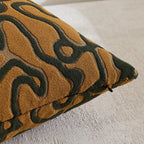 Square Throw Pillow Cover Tufted Chenille Raised Pattern