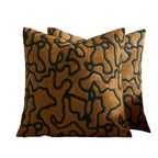 Square Throw Pillow Cover Tufted Chenille Raised Pattern