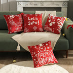 Square Throw Pillow Cover Velvet Screenprint Machine Washable