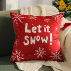 Square Throw Pillow Cover Velvet Screenprint Machine Washable