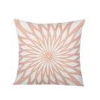 Square Throw Pillow Woven Cotton Geometric Insert Included