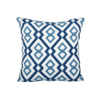 Square Throw Pillow Woven Cotton Geometric Insert Included