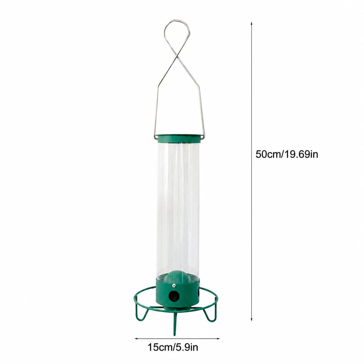 Squirrel-Proof Weatherproof Bird Feeder (5.1 lb Capacity)