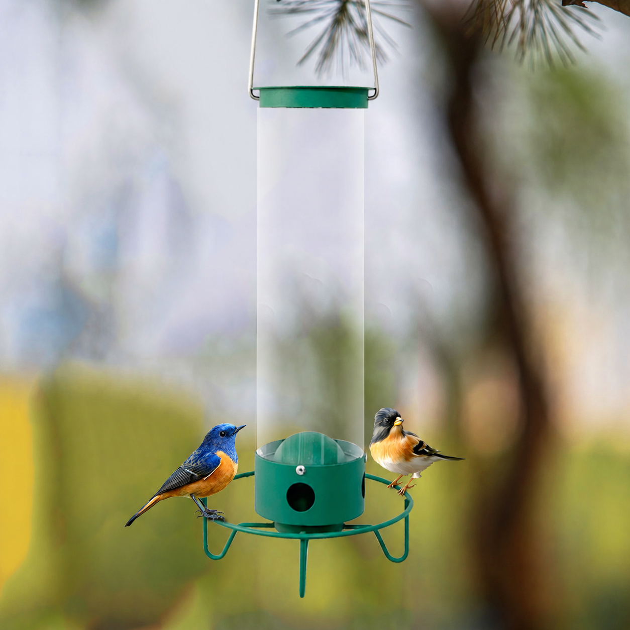 Squirrel-Proof Weatherproof Bird Feeder (5.1 lb Capacity)