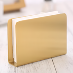 Stable Triangular Gold Metallic Napkin Holder