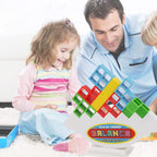 Stacking Balance Game Colorful Geometric Blocks